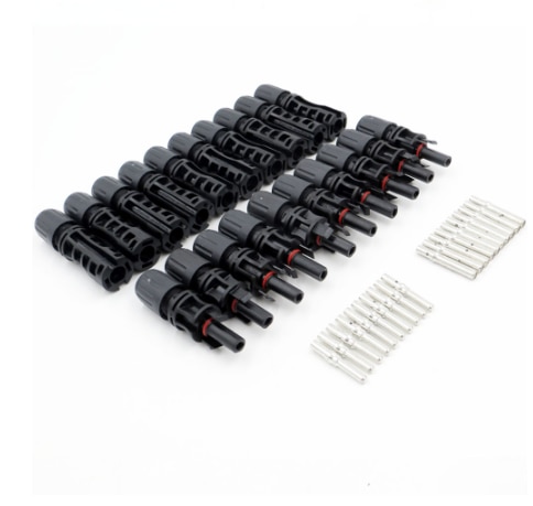 10 Pairs TUV approved 1500V 30A solar Connector for 10/12/14 AWG PV cable UV Resistant male and female Connectors
