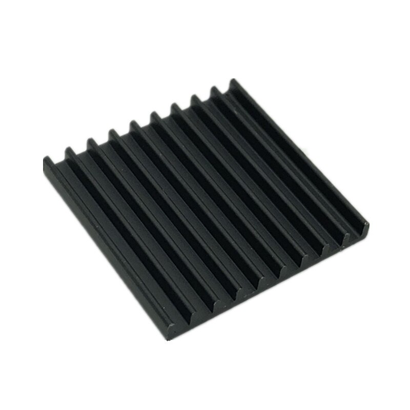 2PCS/lot Electronic heat sink 28*28*3MM black heat sink