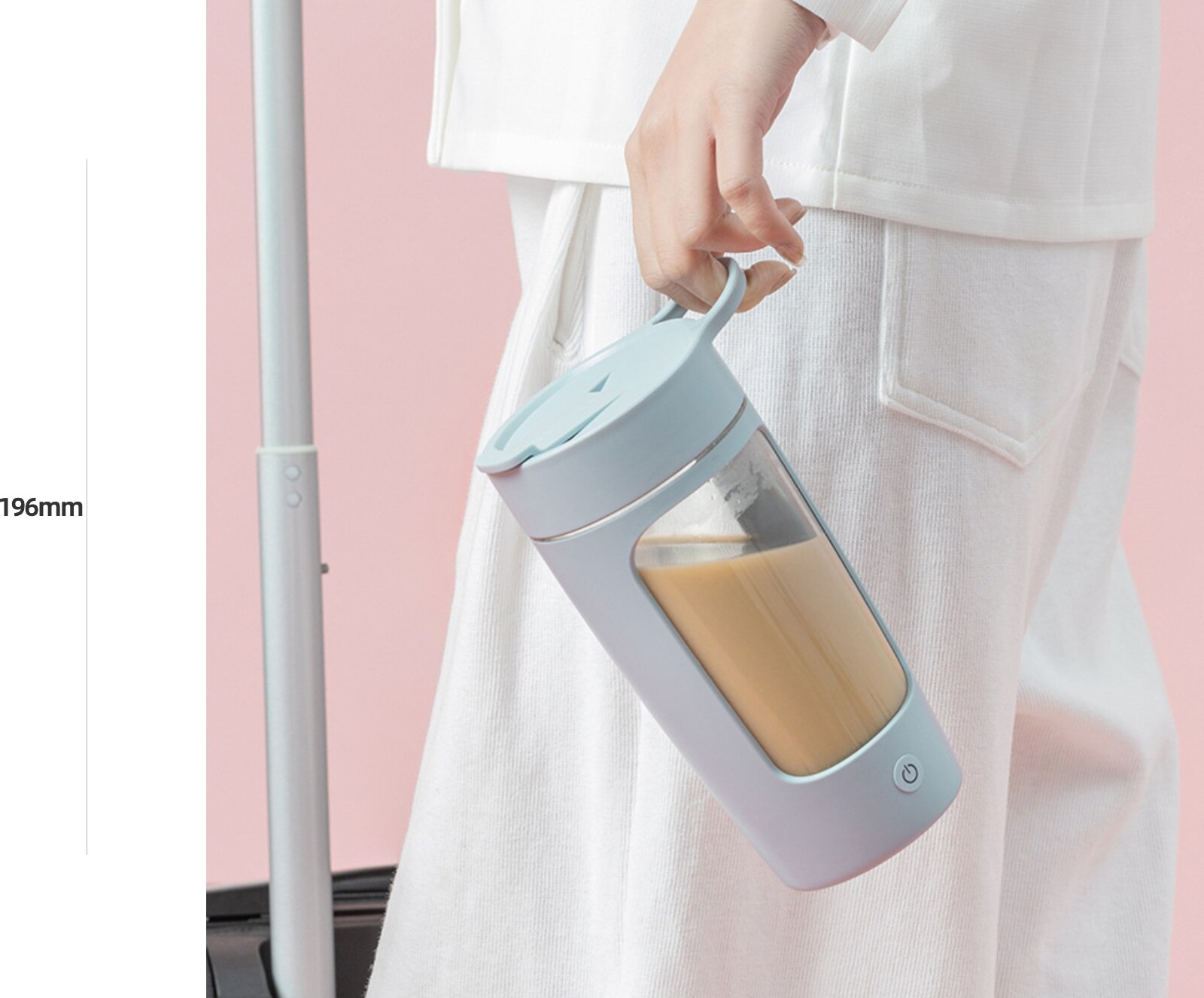Machine à cocktail de protéines électrique, mélangeur de bouteilles, pour le sport, le fitness, les voyages en plein air, chargeur USB, 650ml