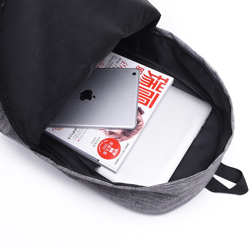 Vrouwen Mannen Mannelijke Canvas Zwarte Rugzak Boekentas Laptop Computer Tas Rugzak Schoudertas Canvas Rugzakken Kleine Rugzak