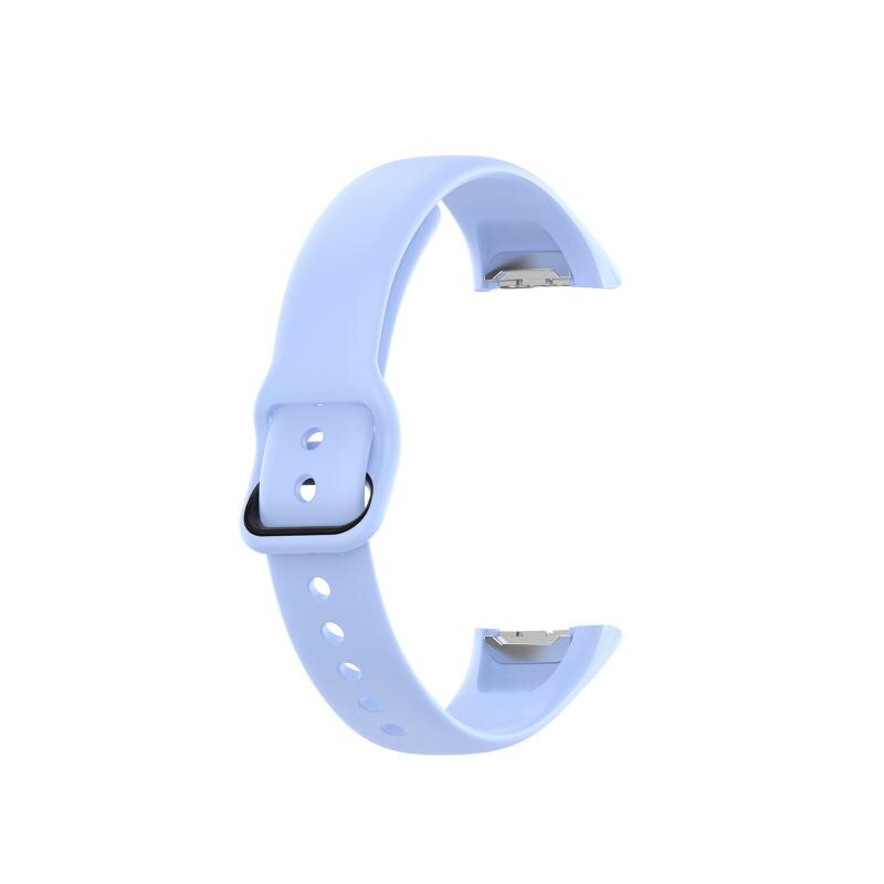 Strap Voor Samsung Galaxy Fit SM-R370 Siliconen Zwarte Gesp Horlogeband Staal Granaatscherf Voor Samsung Vervanging Pols Bandjes