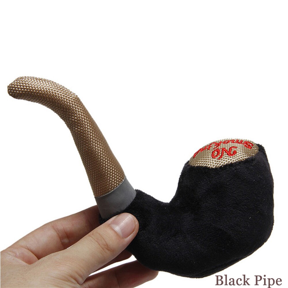 Miflame Large Dogs Toys For Pet Accessories Labrador Poodle Toys Dinosaur Small Dog Supplies Squeaky Puppy Toy For Pet Toy Chew: Pipe black