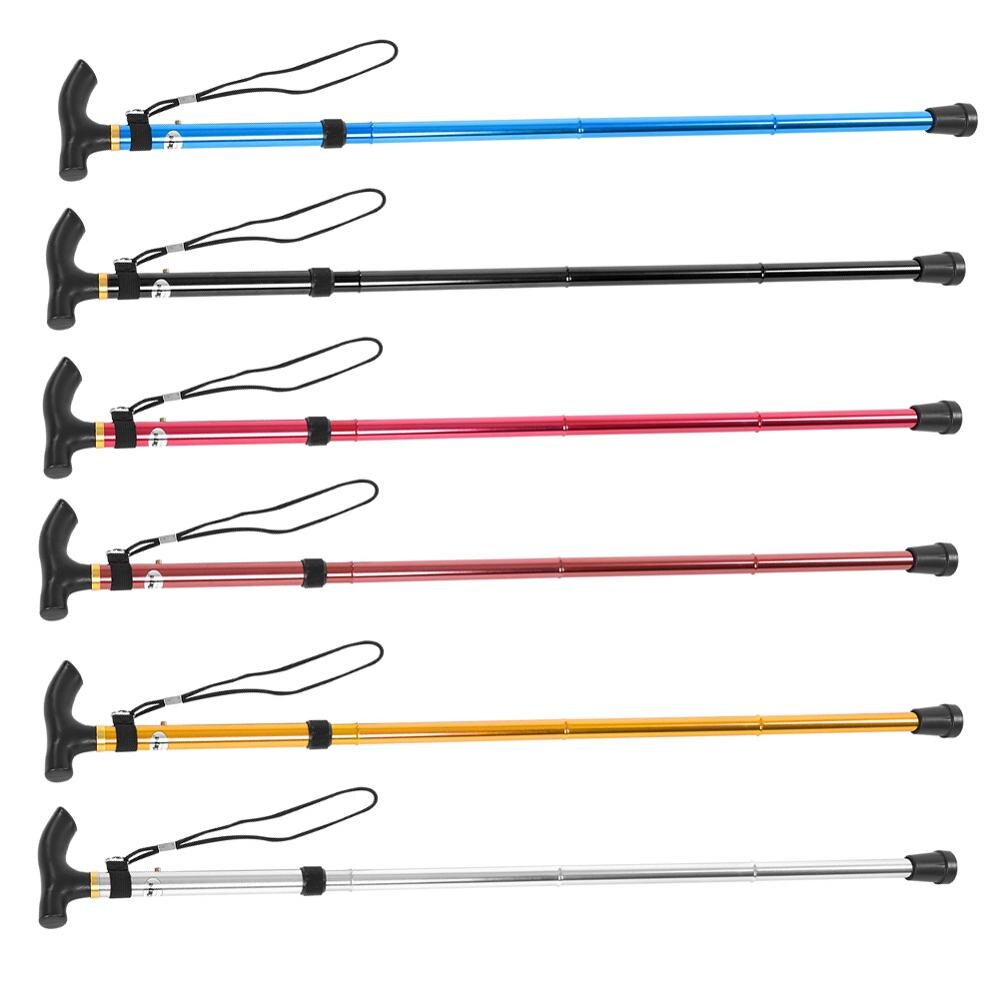 Bastoni Da Trekking Regolabili Antishock ICLOVERFOREVER, Coppia Da 2, Leggeri In Alluminio Viola, Con Imbottura