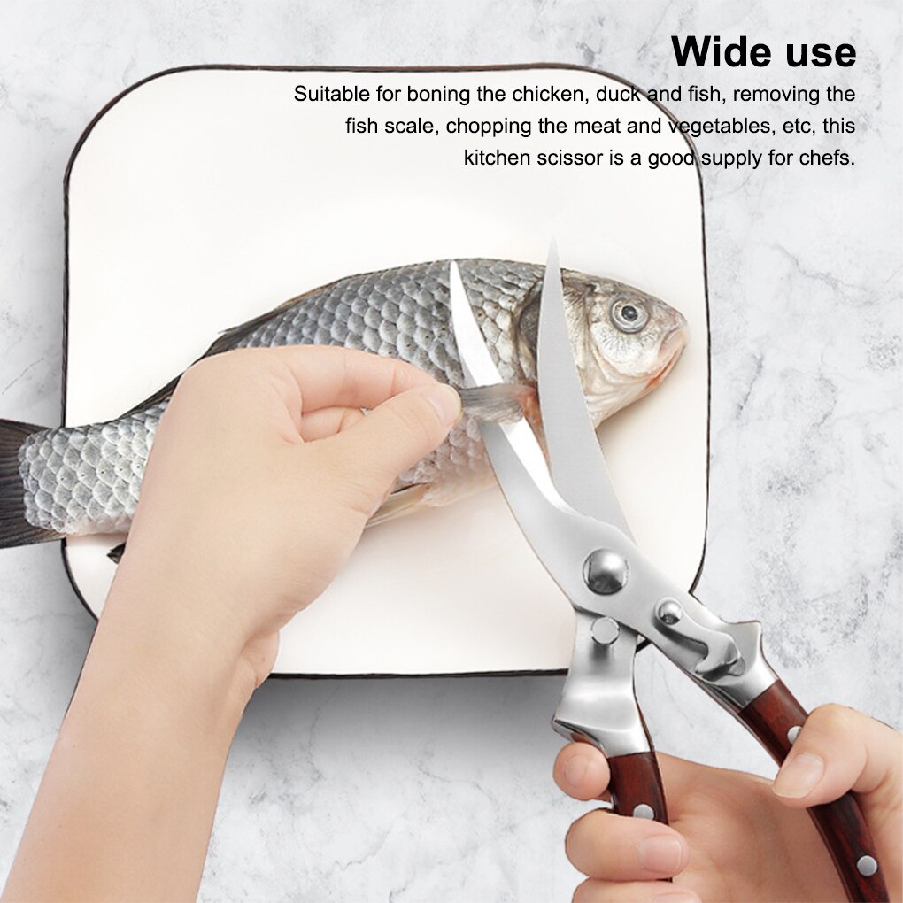 Springback Scissors Kitchen Scissors Stainless Steel Manual Chicken Bo... – Vicedeal