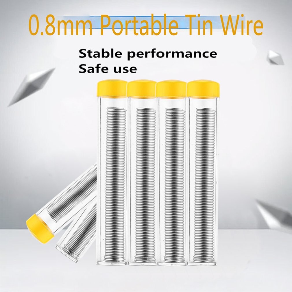 1Pcs 0.8Mm Draagbare Tin Draad Pen Core Soldeer Soldeer Draad & Pen Tube Dispenser Tin Lead Core Solderen draad Hulpmiddel