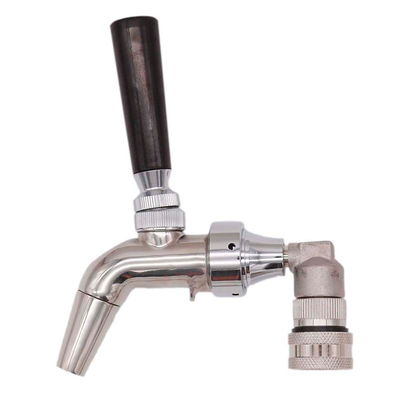 Stainless Forward Sealing Tap with Stainless Ball Lock Quick Disconnect Homebrew Kegging For Ball Lock Cornelius Keg Mini Keg