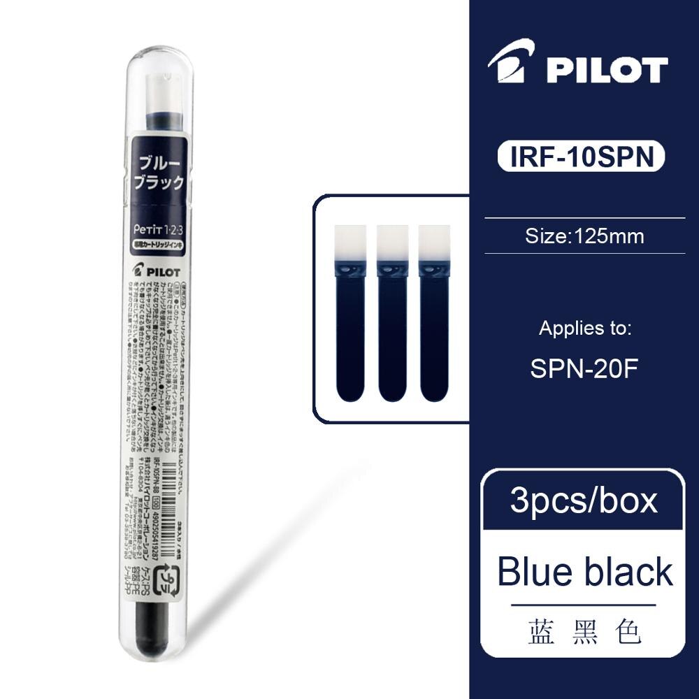 Pilot disposable ink IRF-10SPN small pen using color ink bag suitable for SPN-20F: Blue black