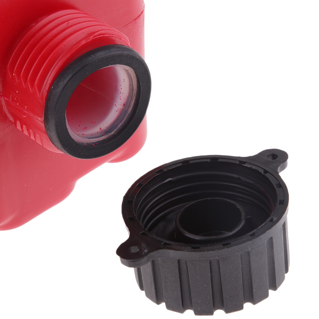 3L Red Portable Jerry Can Gas Plastic Fuel Tank Petrol ATV UTV Motorcycle