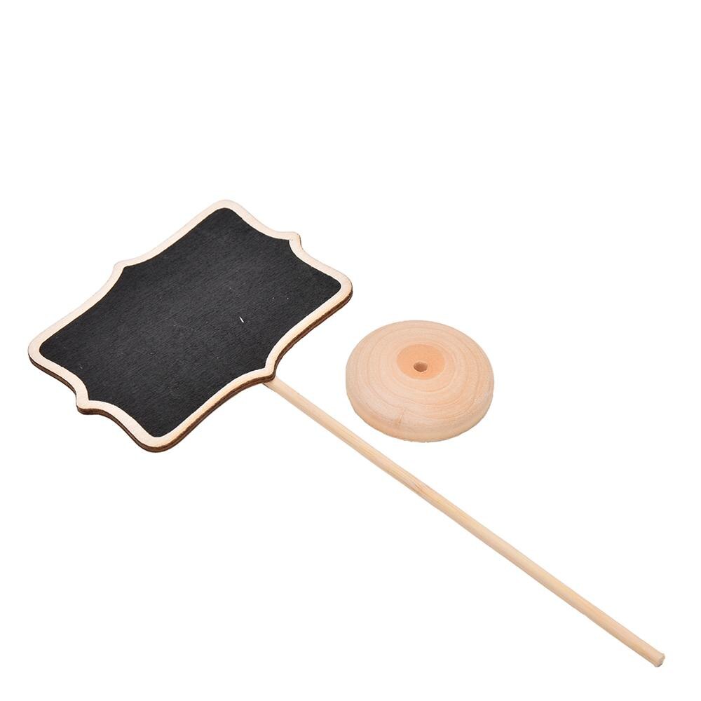 3PC Mini craie en bois tableau noir mariage cuisine Restaurant signes tableau écriture avis Message peinture bois conseil