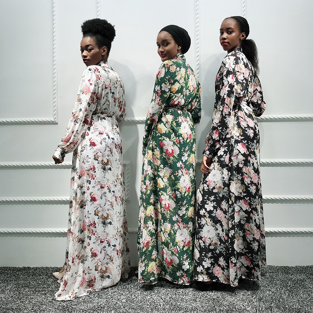Robe en mousseline de soie de dubaï, Caftan, Caftan, turquie, Kimono, musulman, Hijab, pakistanais, Islam turc, Robe Femme