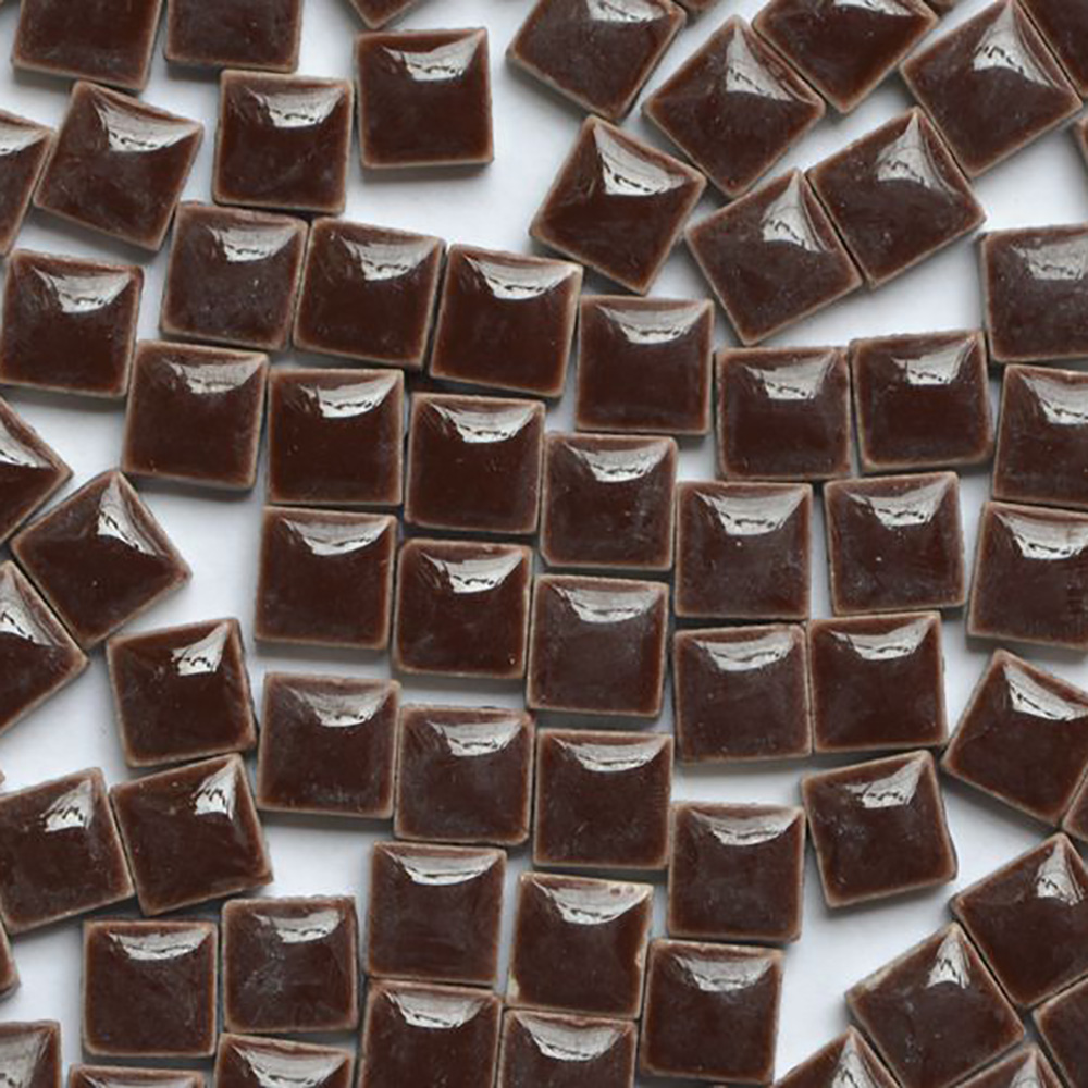 Azulejos de mosaico de vidrio Multicolor, azulejos cuadrados de cerámica, DIY, manualidades de pared, 100 Uds.: 21