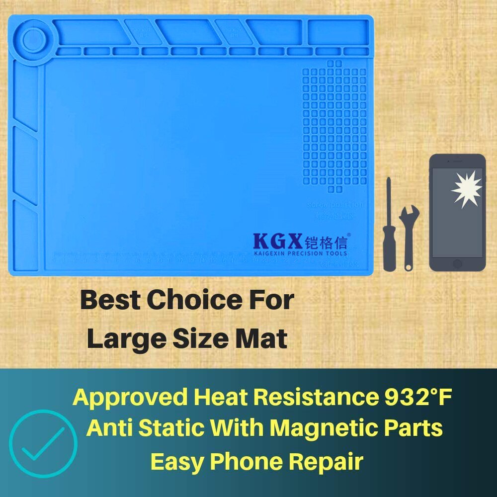 ESD Heat Insulation Working Mat Heat-resistant Soldering Station Phone Repair Insulation Pad Insulator Pad Maintenance Platform