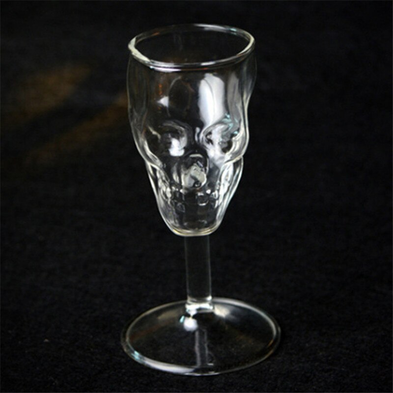 2 stks/partij 75ML Wijnglas Grappige Schedel Beker Shot Glas Beker Wijn Glas voor Bier Drinken Whiskey Cocktail Halloween huwelijksgeschenken