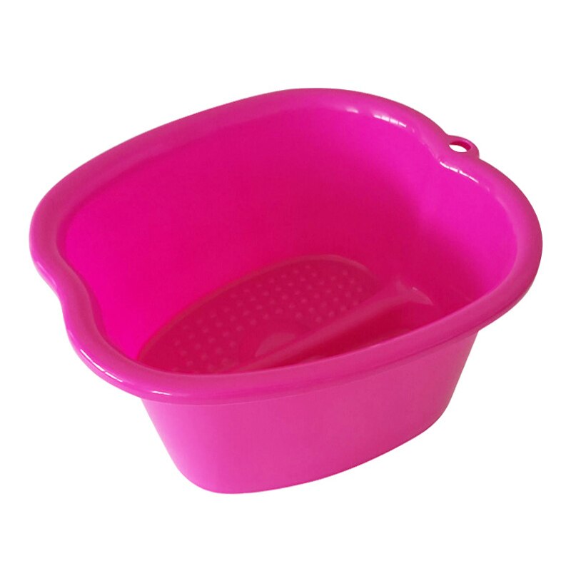 Soins des pieds chauds bain SPA baignoire en plastique pied tremper bassin pédicure désintoxication Massage pieds fq-ing: Rose