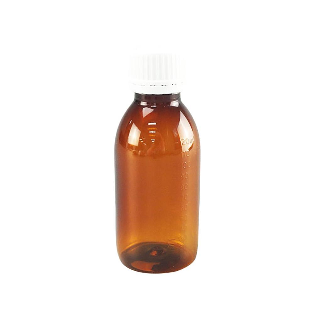 4 Uds botellas de plástico botella de reactivo químico laboratorio PET ampolla con líquido Experimental consumibles 60ml 100ml 120ml con tapas
