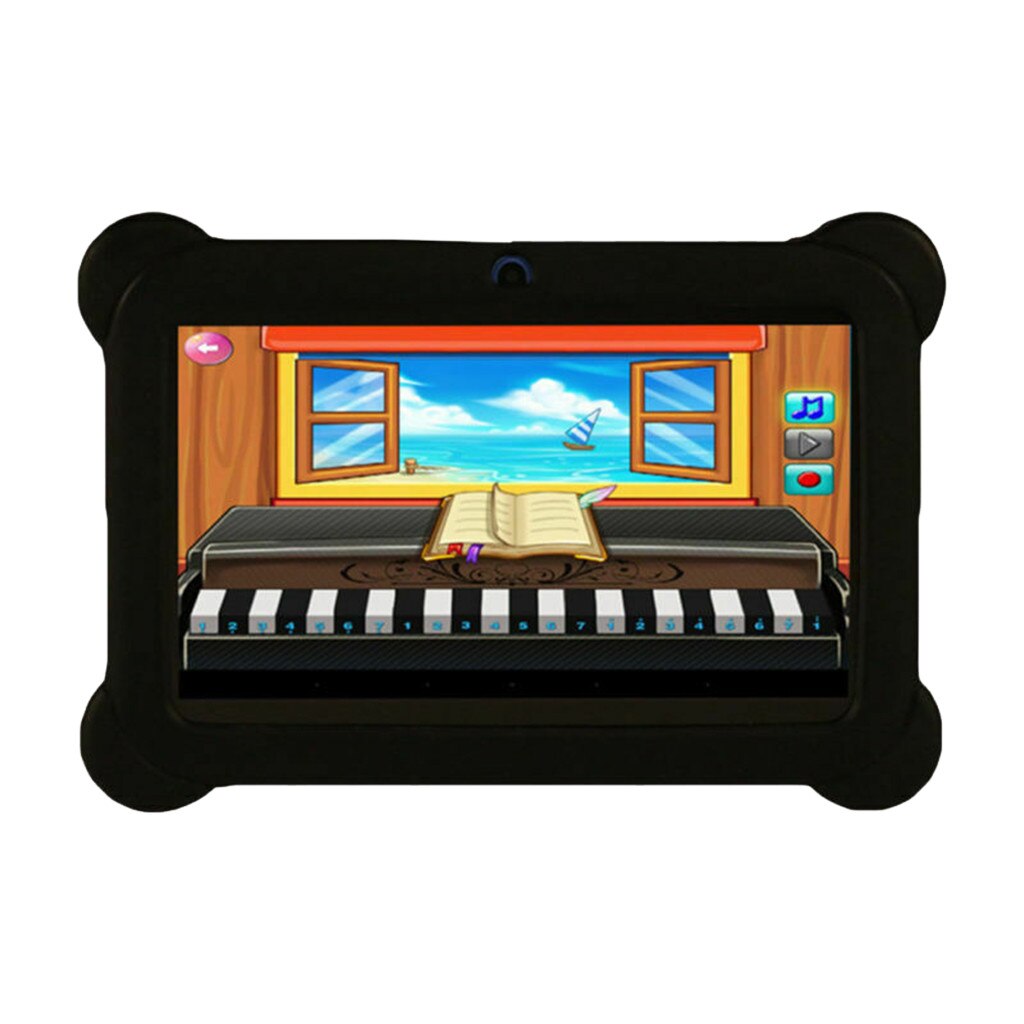 thumbnail interactive-video image 1 of 7 Inch Children Tablet PC – Android WiFi 8GB, Dual Camera, Kids Gift, Quad Core, Touch Screen 1 of 5