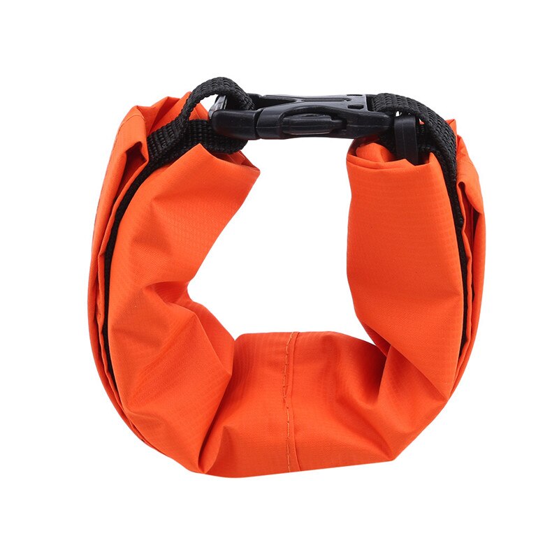 Nylon bærbar vandtæt tørtaskepose til sejlads kajakroning fiskeri rafting svømning camping rafting snowboarding: Orange