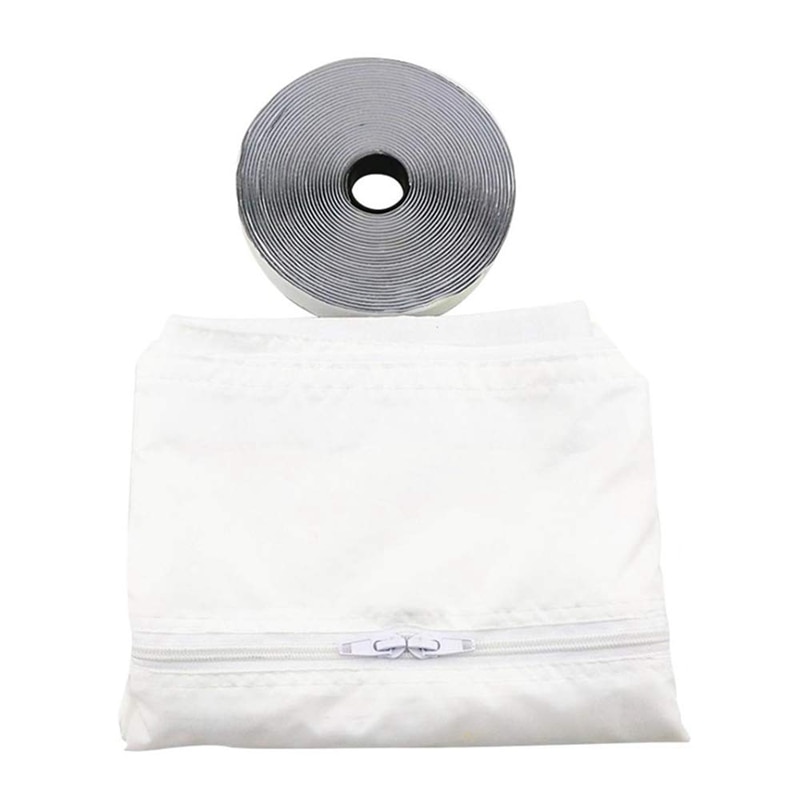 Universal Window Seal for Portable Air Conditioner and Tumble Dryer 300Cm, Air Lock Window Seal Flexible Cloth Window Seal for: White
