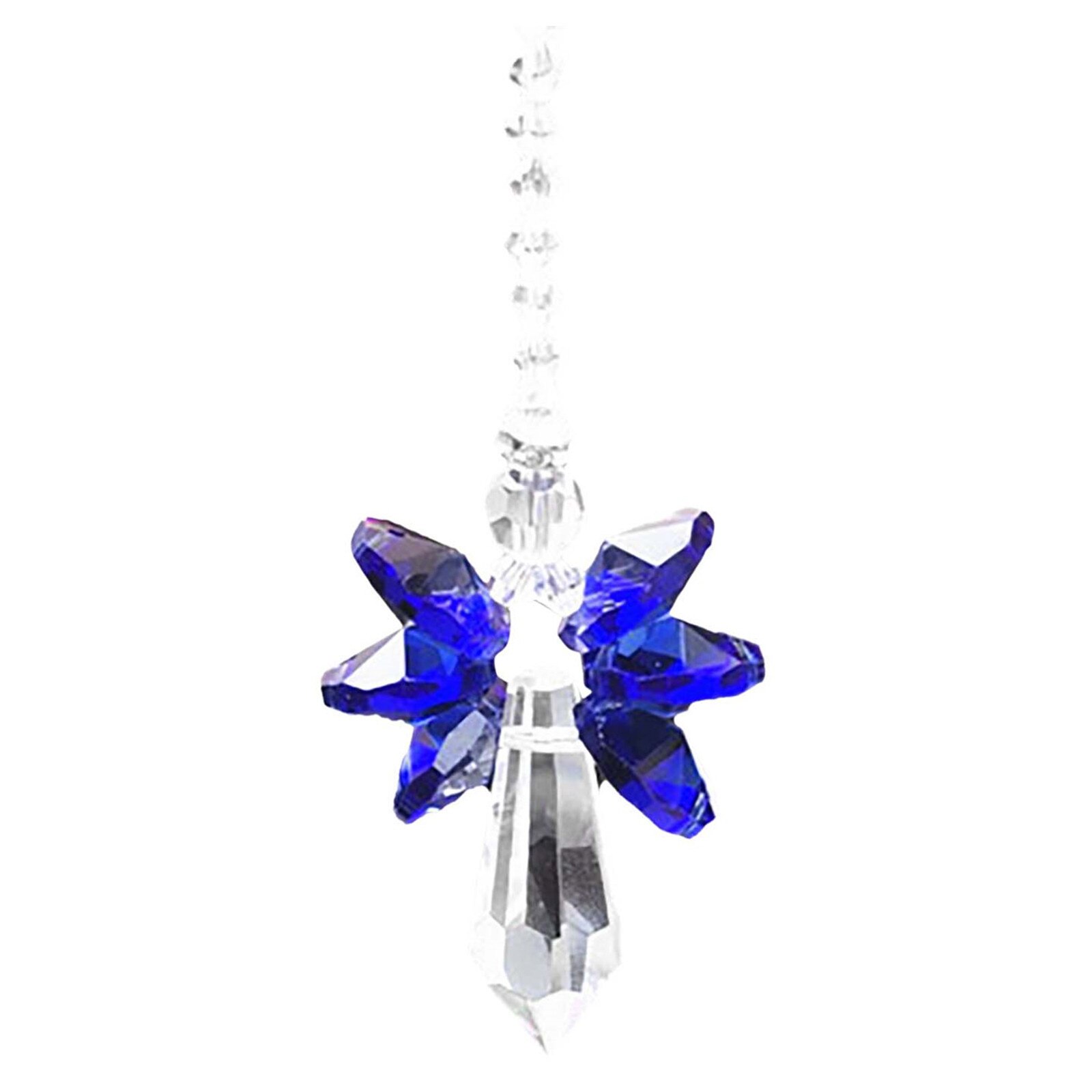 Crystal Ornaments Modern Rainbow Crystal Angel Chakra Suncatcher Car Charm Pendant Hanging Decorations room decoration Ornaments: E