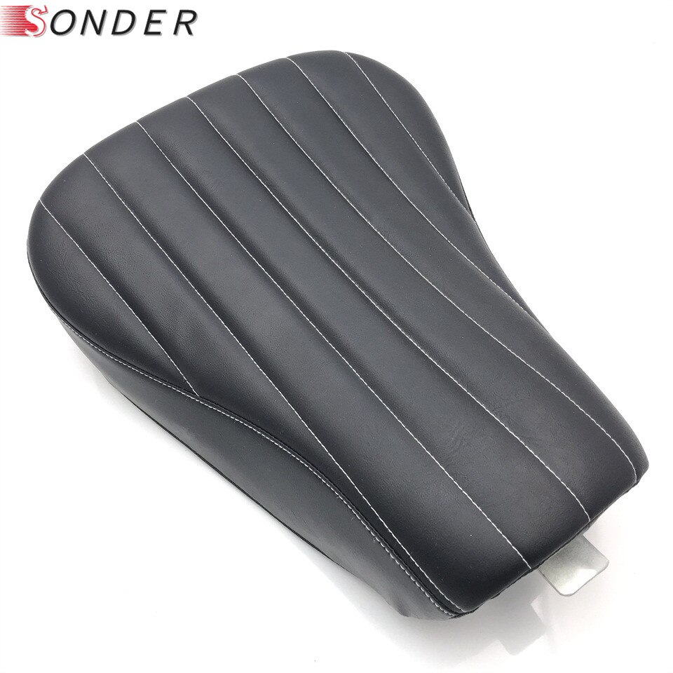 Cojín de cuero para asiento individual, para Harley Sportster Forty Eight XL XL1200 XL 883 72 48 2004
