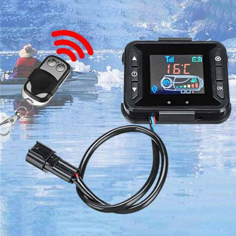 Delar lcd monitor switch tillbehör 12v med fjärrkontroll bil lastbil