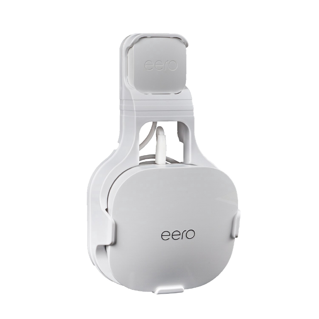 STANSTAR Wall Mount Brackets for EERO Mesh WiFi System,Simple and Useful ,Space Saving,Sturdy Wall Mount Holder: White-1Pack