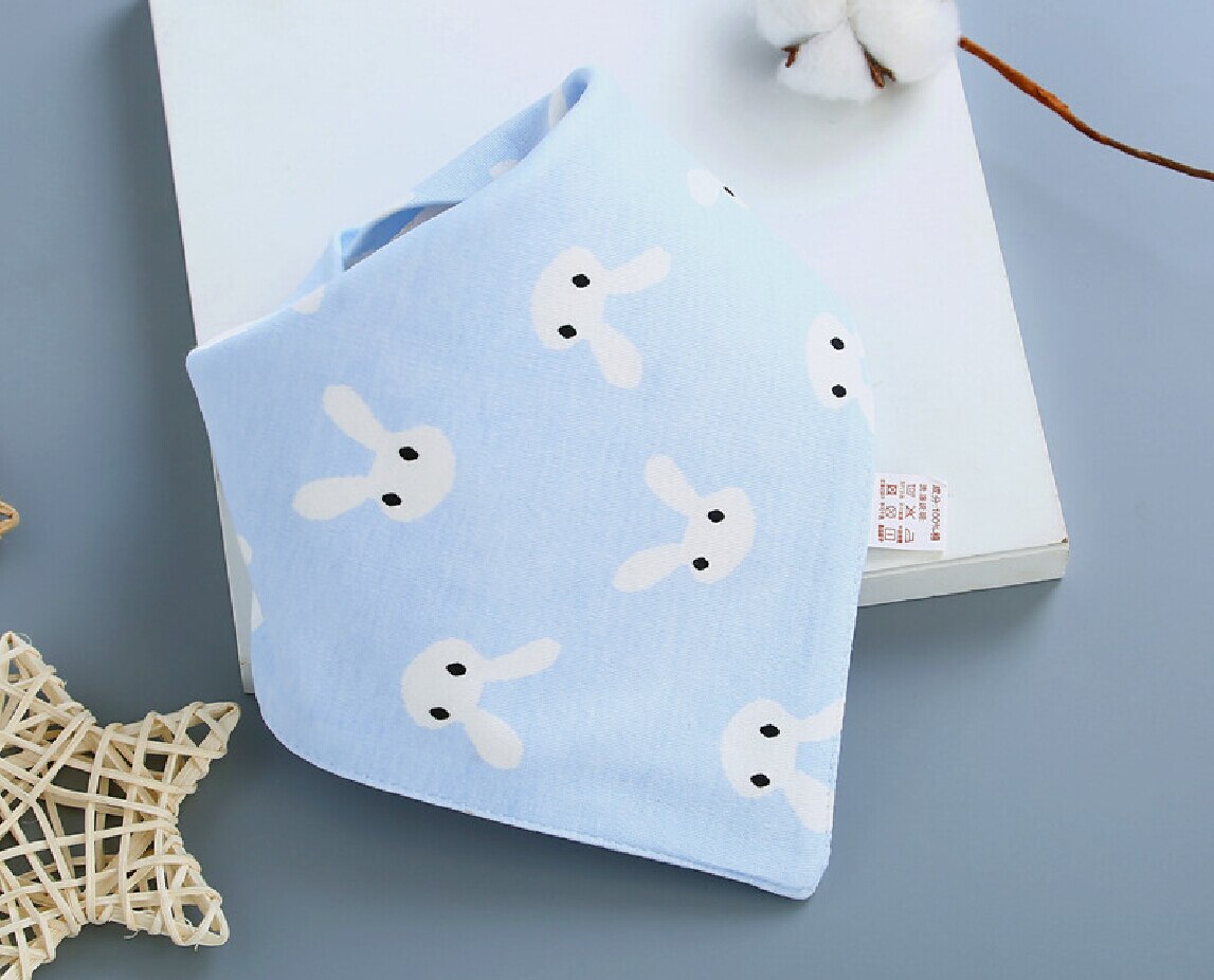 Baby bibs e cotton Cartoon Character Animal Print baby bandana bibs dribble bibs