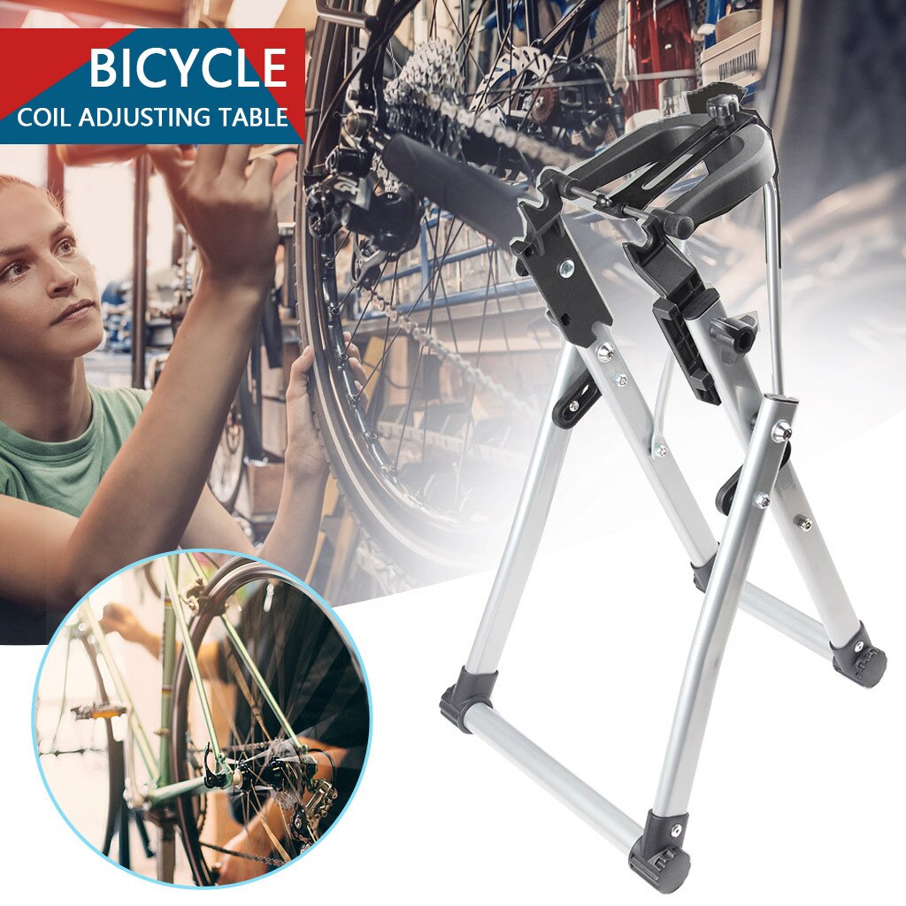 Bike Holder Reparatie Stand Verstelbare Hoogte Sport Parking Rack Monteur Vloer Display Fiets Onderhoud Holding Ringen #2