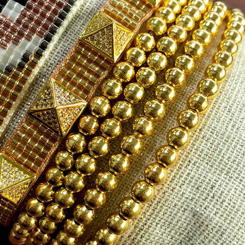 Bluestar Gold Miyuki Armband Set Voor Vrouwen Handgemaakte Weefgetouw Kralen Charm Armbanden Armband Vrouwelijke Kwastje Sieraden