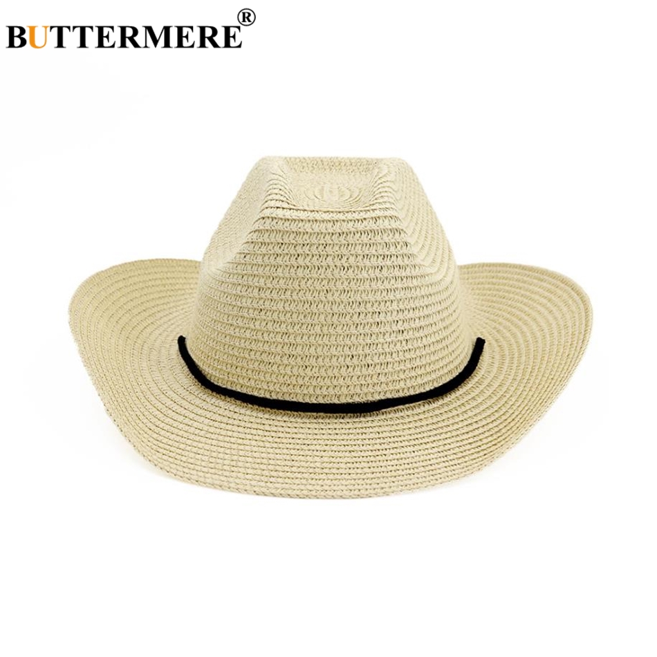 Buttermere hat cowboy mænd kvinder bred skygge solhat afslappet kaki strand stråhat kvinde mandlig forår sommer cowboyhat