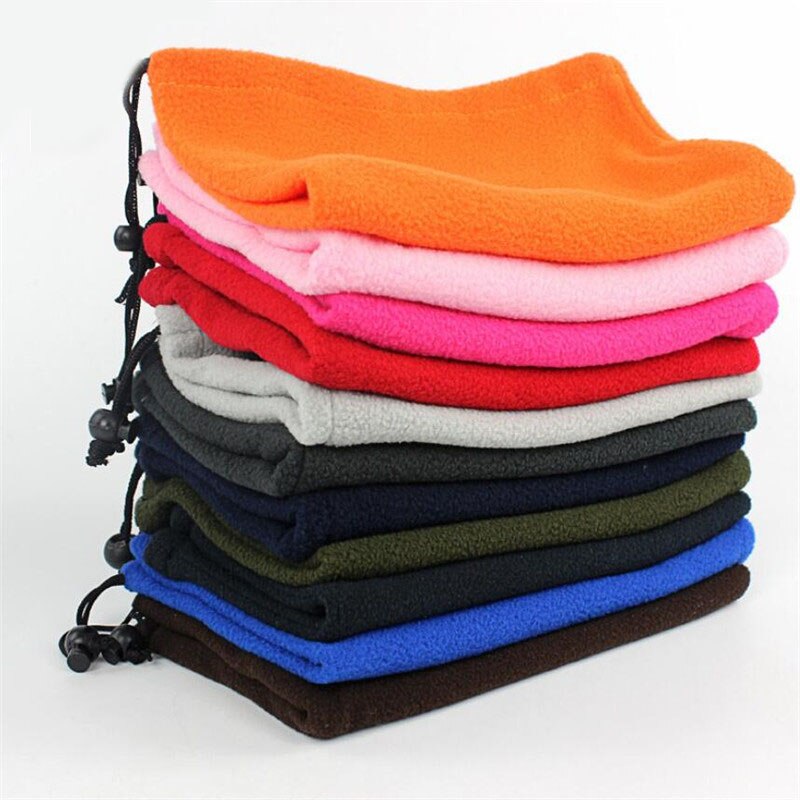 1PC 3in1 Unisex Beanie Hats Ski Snood Scarf Women Men Thermal Fleece Scarf Snood Neck Warmer Face Mask Winter Spring
