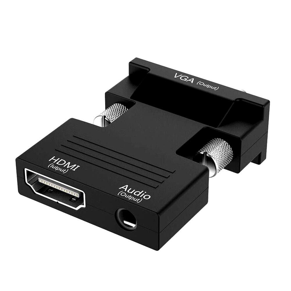 Hd 1080P Hdmi-Compatibel Naar Vga Adapter Digitaal Naar Analoog Audio Video Converter Kabel Voor Pc Laptop Tv box Projector