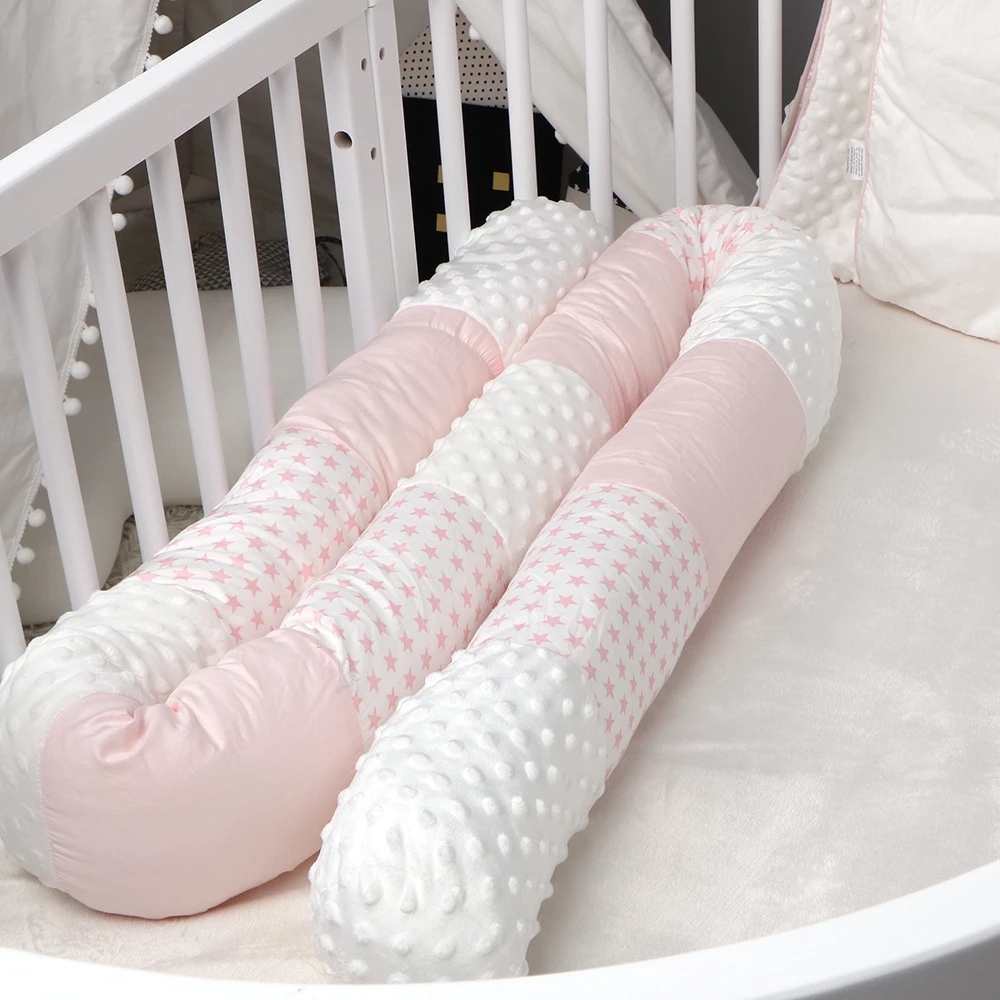 Pasgeboren Baby Bed Wieg Bumper Lange Kussen Voor Peuter Slapen Kussen Cot Hek Kinderkamer Beddengoed Protector