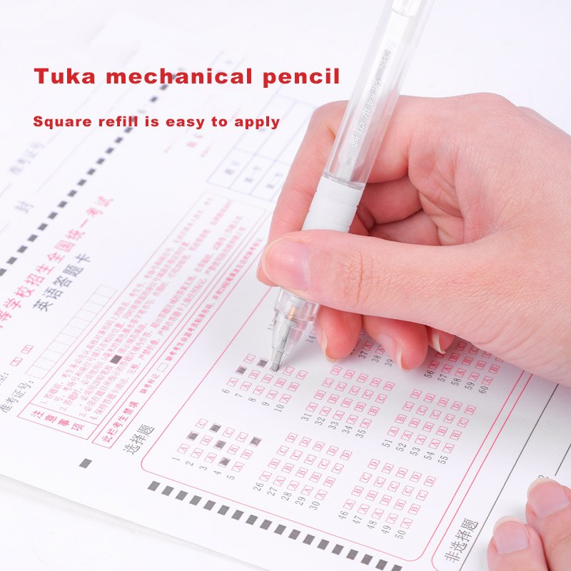 Deli Stationary Set Mechanical Pencil Eraser Pencil lead 2B Special pen for exam-painted question card