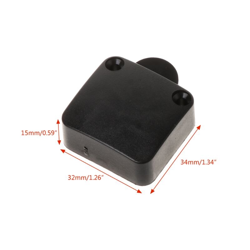 202A interrupteur de porte coulissante | Blanc/noir, interrupteur de porte normalement fermé pour armoire, interrupteur de porte coulissante