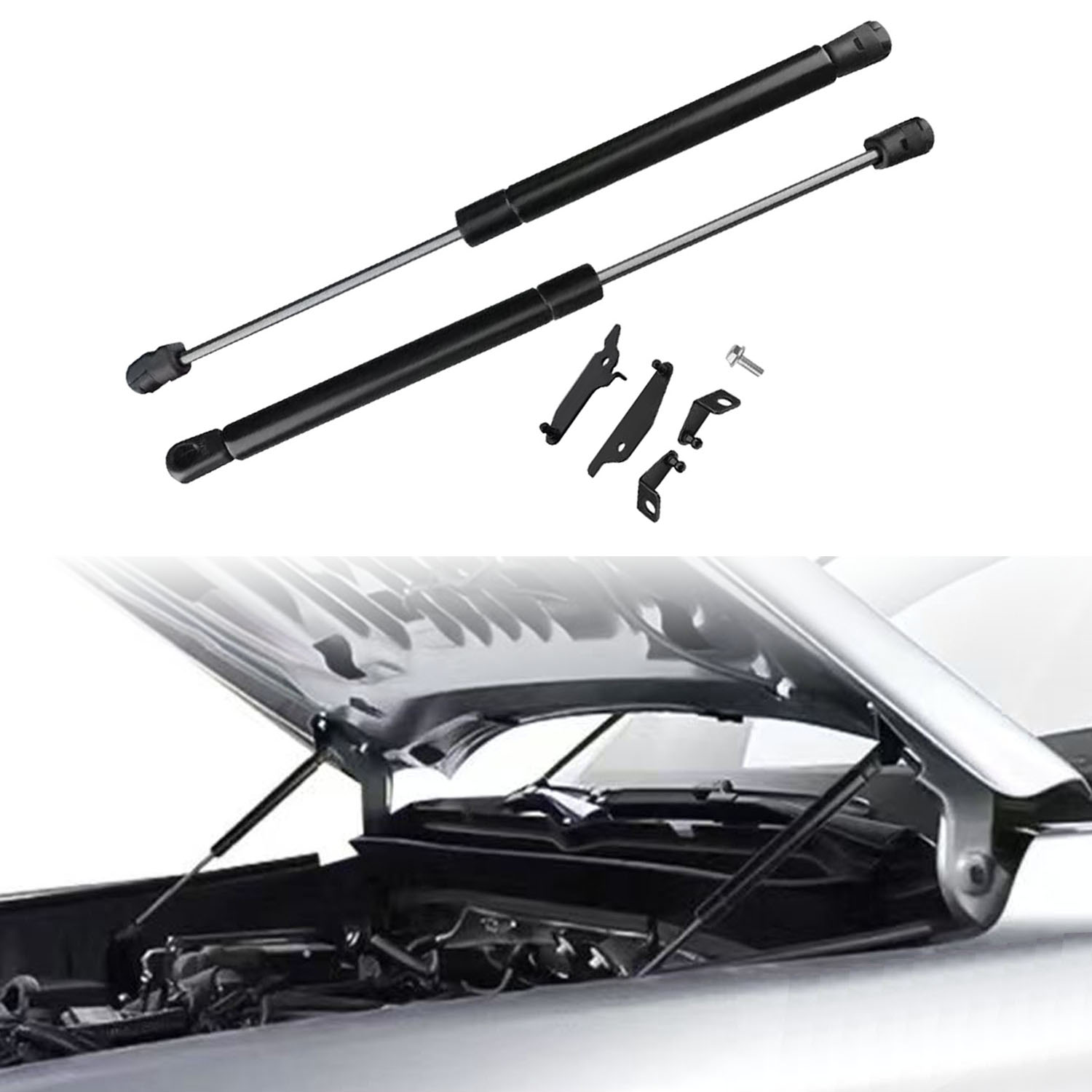 For Toyota Tacoma Car Accessories Front Hood Struts Shocks Lift Supports Gas Springs Replacement 2pcs