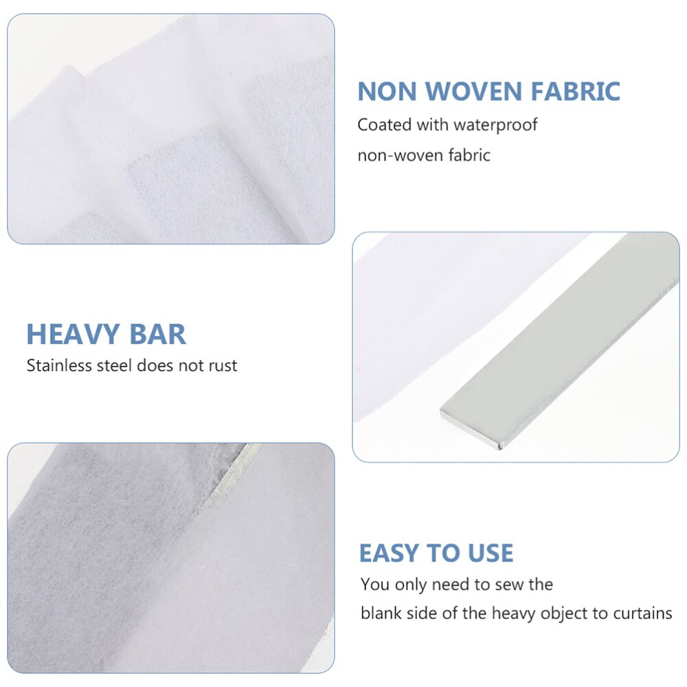 20Pcs 40g Non-Woven Covered Lead Drapery Weight for Curtain Flag Tablecloth