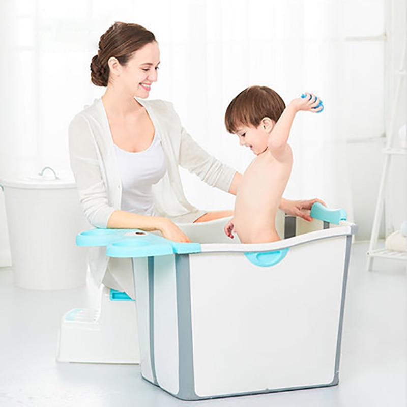 Baignoire Portable tonneau pliable pour enfants | Grande baignoire pour bébé, baignoire pliante pour bébé, baignoire à eau chaude, corps de lavage, propre