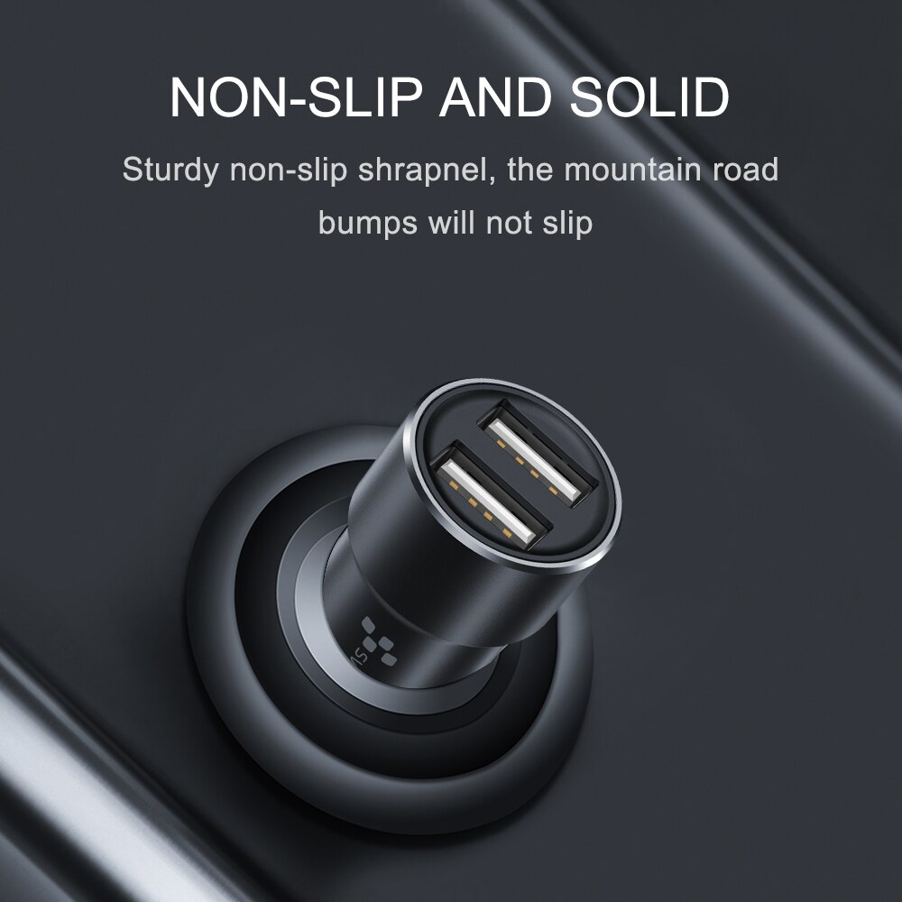 Super Mini Dual USB Auto Ladegerät 3,4 EINE Auto-Styling USB Ladegerät Für Telefon 2 Hafen Schnelle Auto-ladegerät Für praktisch