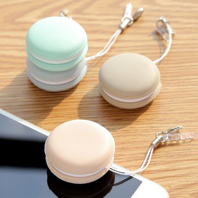 Paño de limpieza con forma de Macaron, paño de limpieza romántico de Color caramelo para pantalla de teléfono móvil, gafas SLR, Herramientas de limpieza multifunción