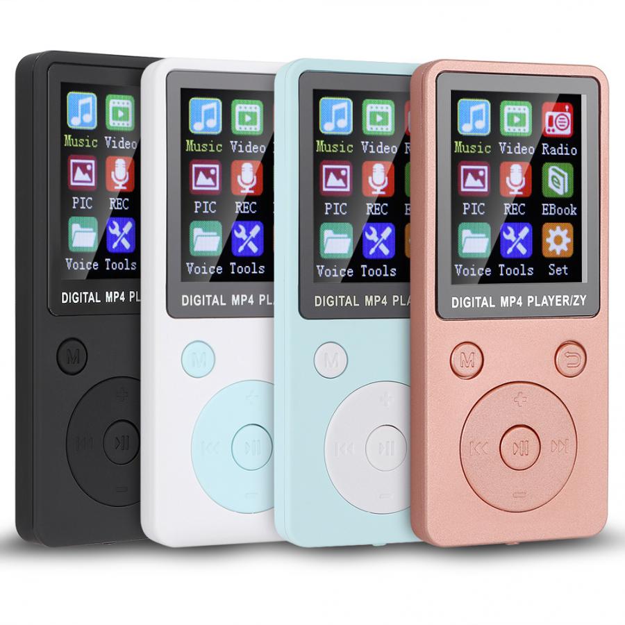 T1 Music MP3 MP4 Player 8G Bluetooth Support 32G Memory Card Round Buttons MP4 Music Player
