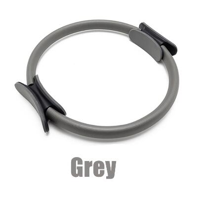 Yoga Pilates Ring Magie wickeln Abnehmen Karosserie Gebäude Ausbildung schwer Pflicht PP + NBR Material Yoga Kreis 5 farben: Grau