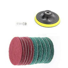 Scheuer Pads Klebrige Disk Bohrer Reinigung Pinsel Bausatz Peeling Pinsel Energie Badewanne Reiniger