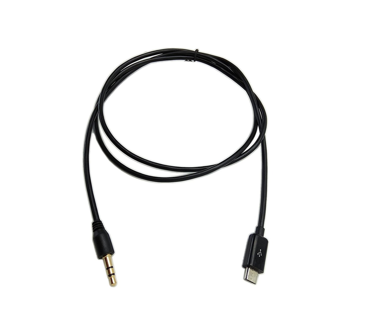 Audio Output Kabel, micro-Usb Naar 1/8 Stereo 3.5Mm Audio Auto Aux Kabel Voor Samsung Galaxy S3 I9300 S2 I9100 I9220 3ft Zwart
