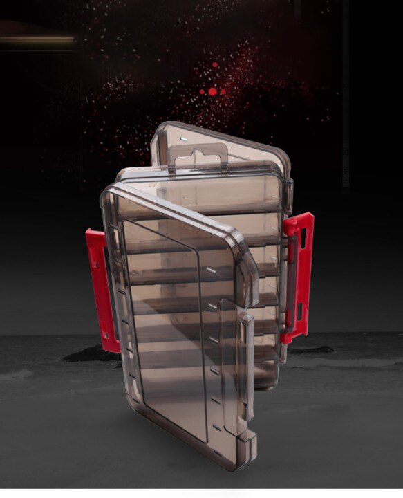 Aquarium Outdoor Large-capacity Fishing Tackle Box Double-decker Sub-bait Box Portable Bait Fishing Gear Storage Box Fish Tank