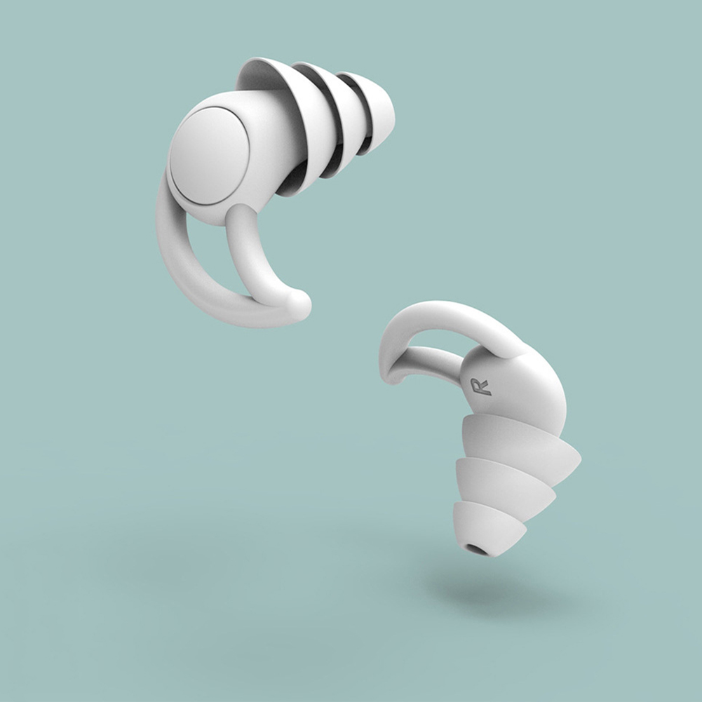 Silicone Sleeping Ear Plugs Sound Insulation Ear Protection Earplugs Anti-Noise Plugs for Travel Silicone Soft Noise Reduction