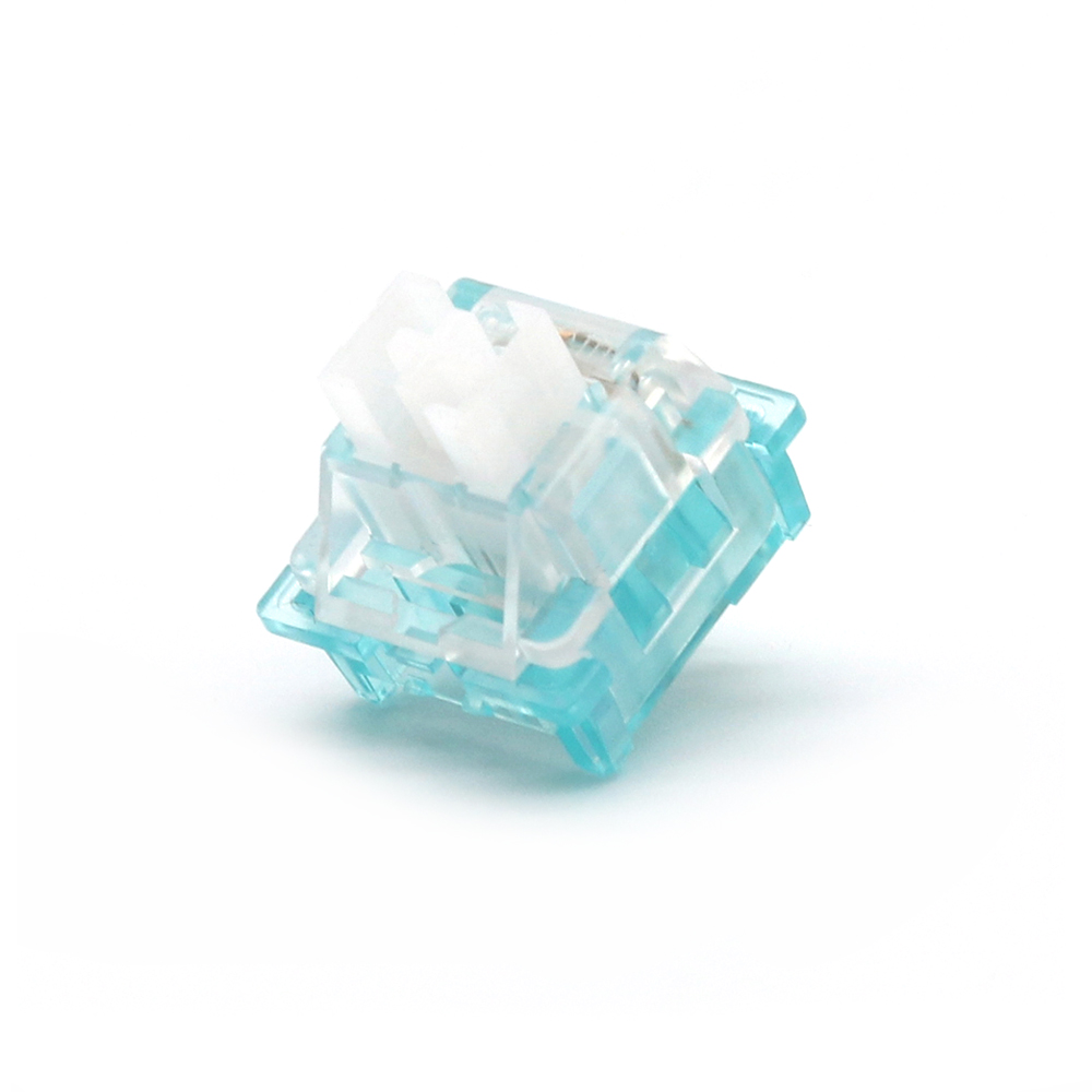 Outemu Ocean Switch para teclado mecánico, 3 pines, lineal silencioso, Clicky, 45g, 55g, RGB, SMD, teclado mecánico, interruptores MX para juegos: Olive / Interruptor amarillo
