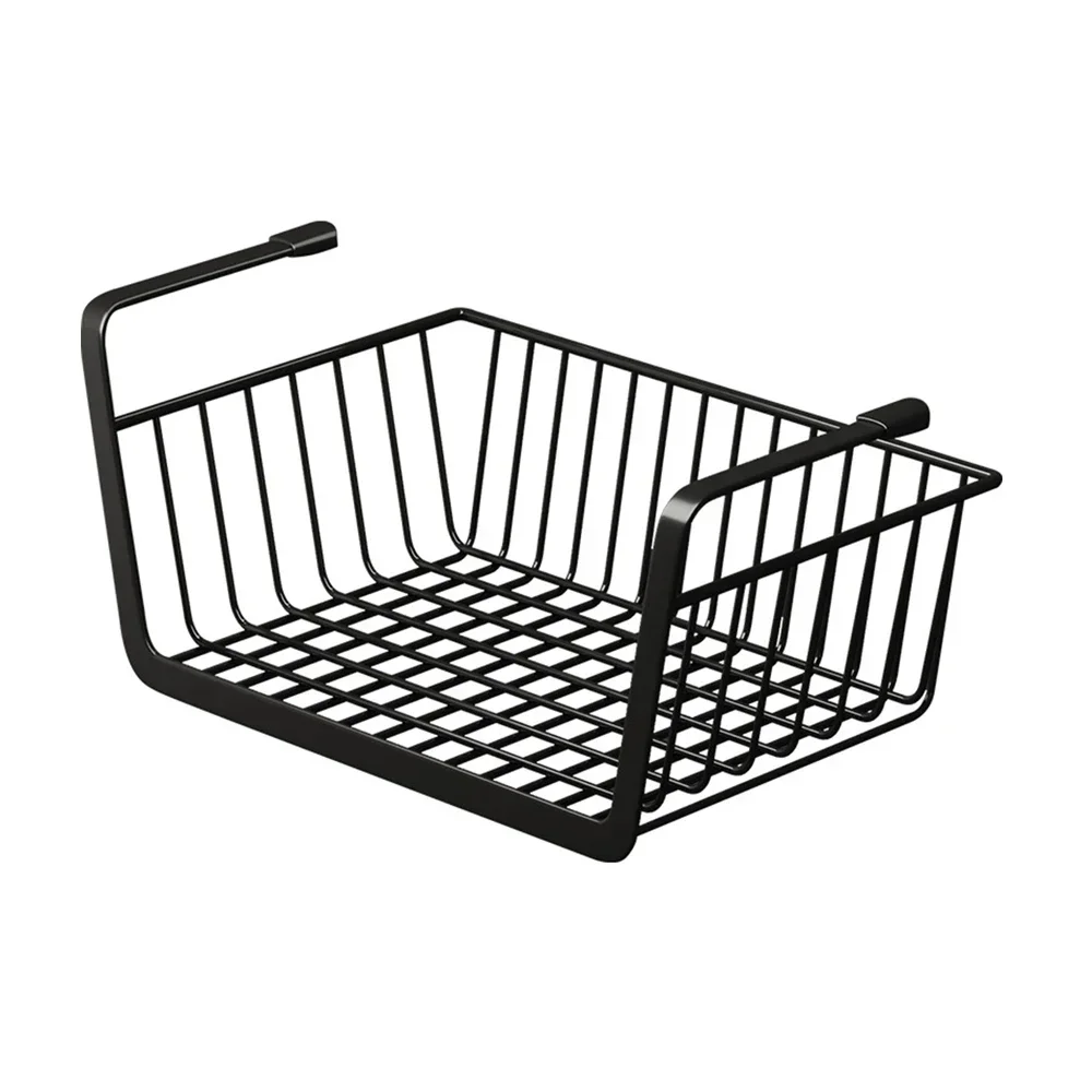 Opbergmand onder de tafel Onder kast Papieren handdoek Item Organizer Keuken Hangende organizer met haken