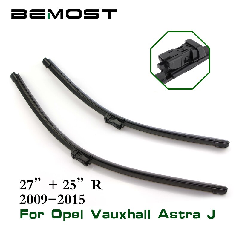 Bemost Auto Schoon De Voorruit Wisserbladen Voor Opel Vauxhall Astra J Fit drukknop Arm: Left Hand Drive