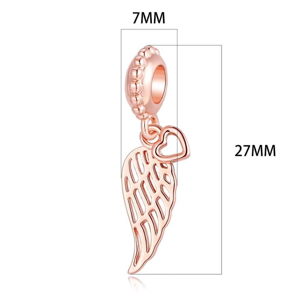 Rose Gold Baumeln Charms Liebe Schlösser Familie Herzen Baum Perlen Für Schmuck Herstellung Passend Original Silber Armbänder Für Frau DIY